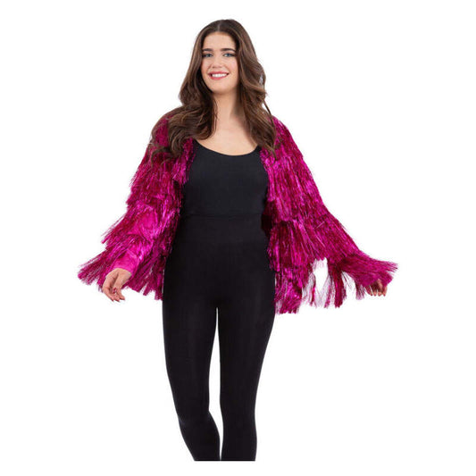 Fever Tinsel Festival Jacket Fuchsia 1