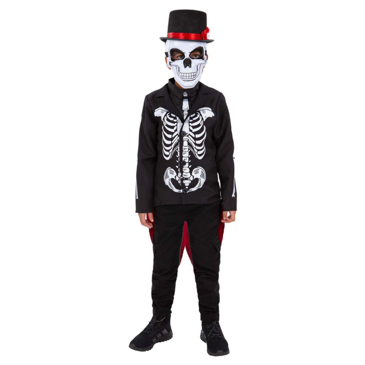 Day of the Dead Senor Skeleton Costume Suit for Boys 1