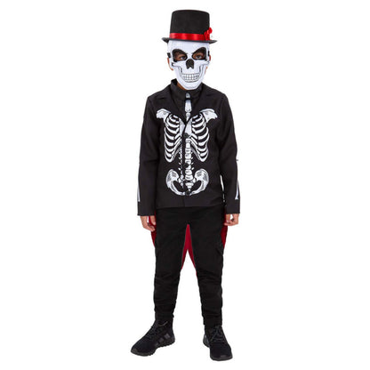 Day of the Dead Senor Skeleton Costume Suit for Boys 1
