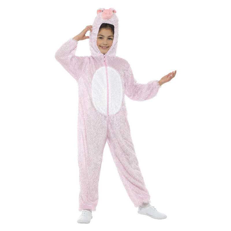 Pig Costume Kids Jumpsuit with Hood 1