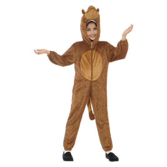 Camel Costume Kids Brown Jumpsuit with Hood 1