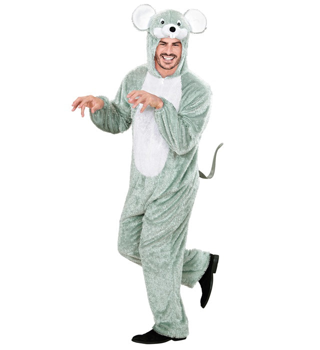Funny Mouse  Hooded Jumpsuit With Mask 