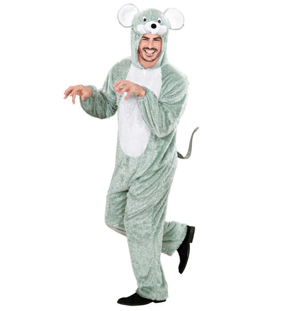Funny Mouse  Hooded Jumpsuit With Mask 