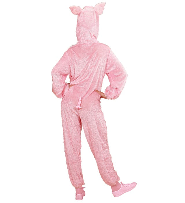 Funny Pig  Hooded Jumpsuit With Mask 