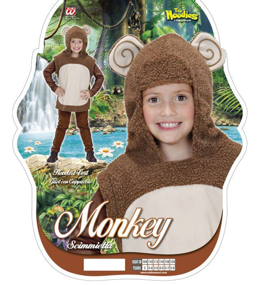 Monkey Hooded Vest