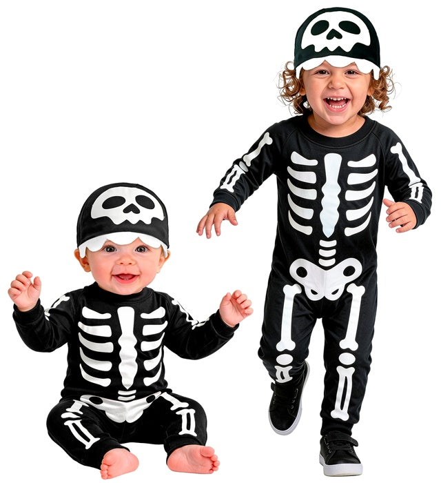 Skeleton  Jumpsuit, Headpiece 
