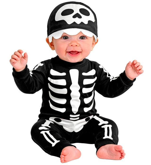 Skeleton  Jumpsuit, Headpiece 