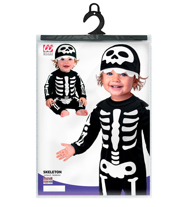 Skeleton  Jumpsuit, Headpiece 