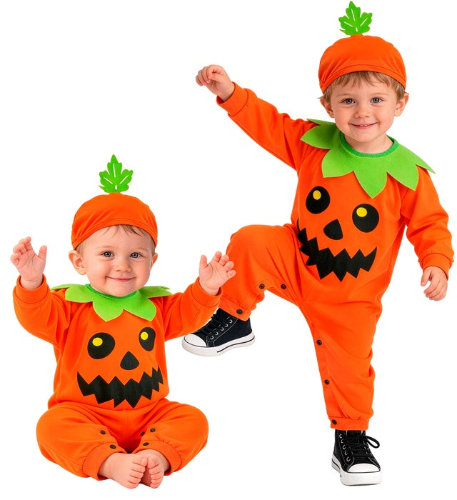 Pumpkin  Jumpsuit, Headpiece 