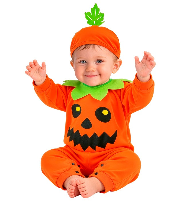 Pumpkin  Jumpsuit, Headpiece 