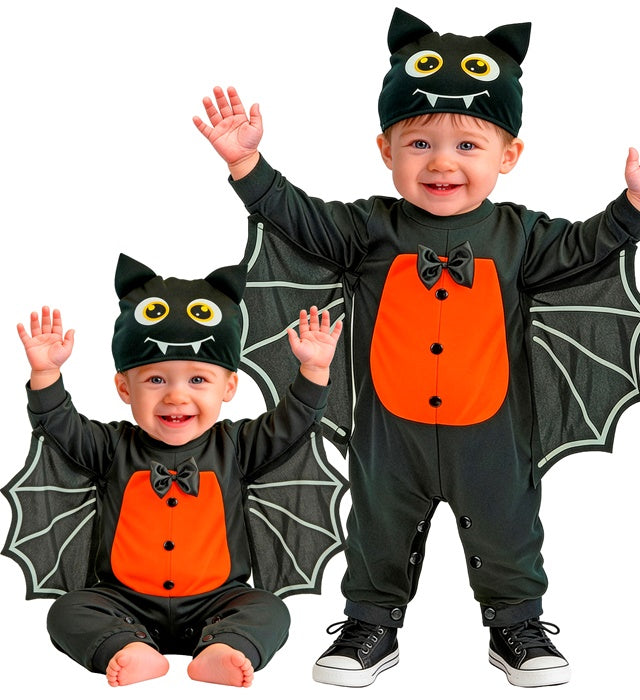 Bat  Jumpsuit, Wings, Headpiece 