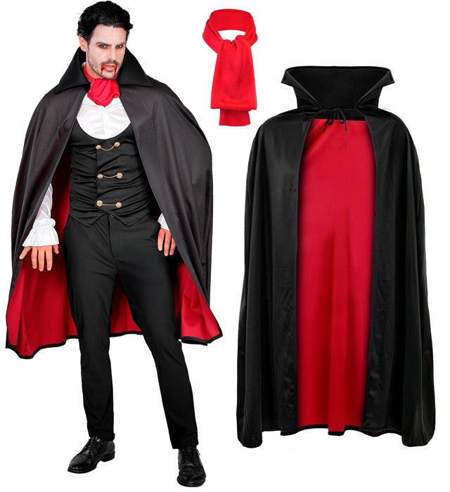 Vampire  Shirt With Vest, Jabot, Cape 