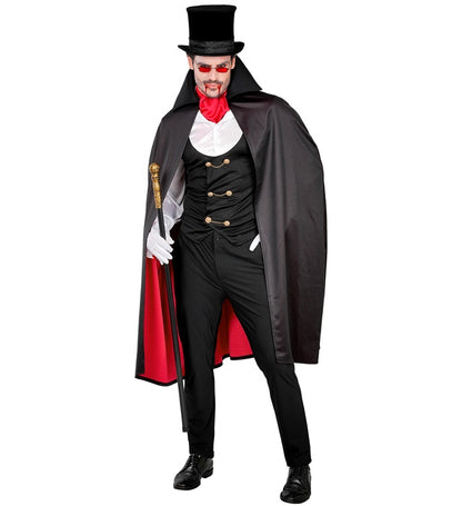 Vampire  Shirt With Vest, Jabot, Cape 