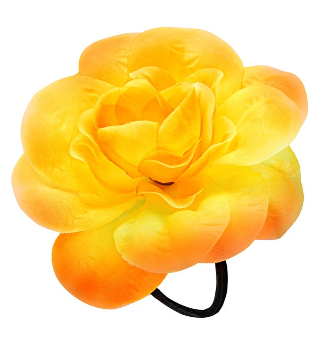 Yellow Flower Hair Tie