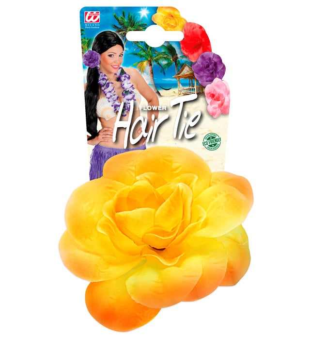 Yellow Flower Hair Tie