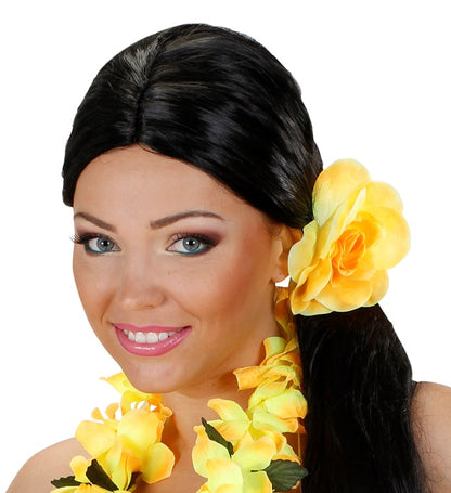Yellow Flower Hair Tie