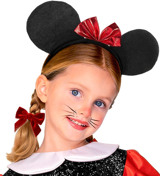Lady Mouse Ears With Headband