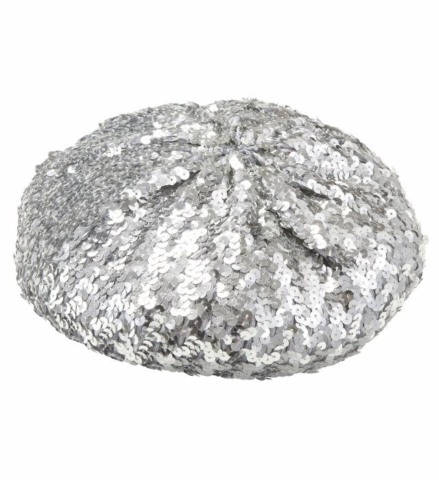 Silver Sequin Basco Hat