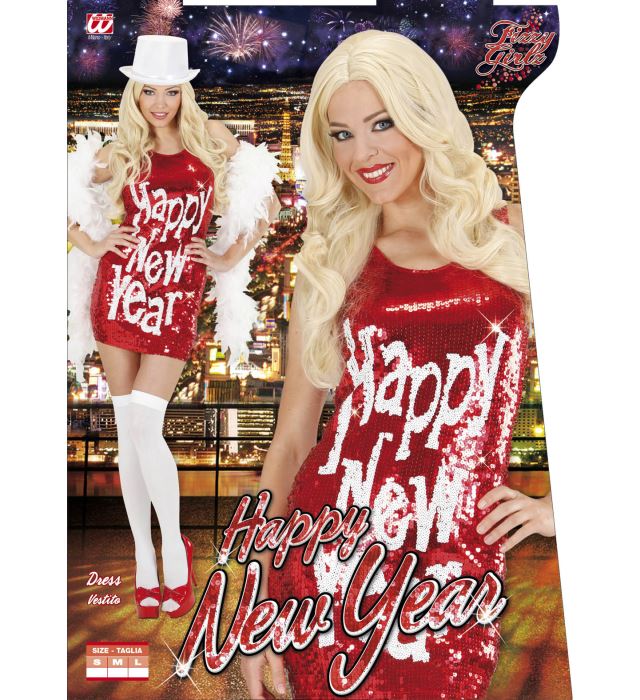 Sequin Dress Happy New Year