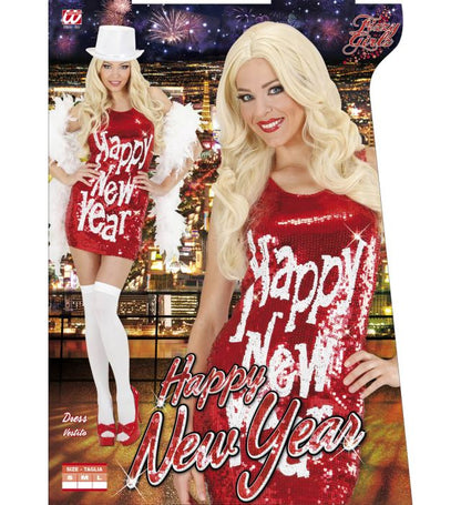 Sequin Dress Happy New Year