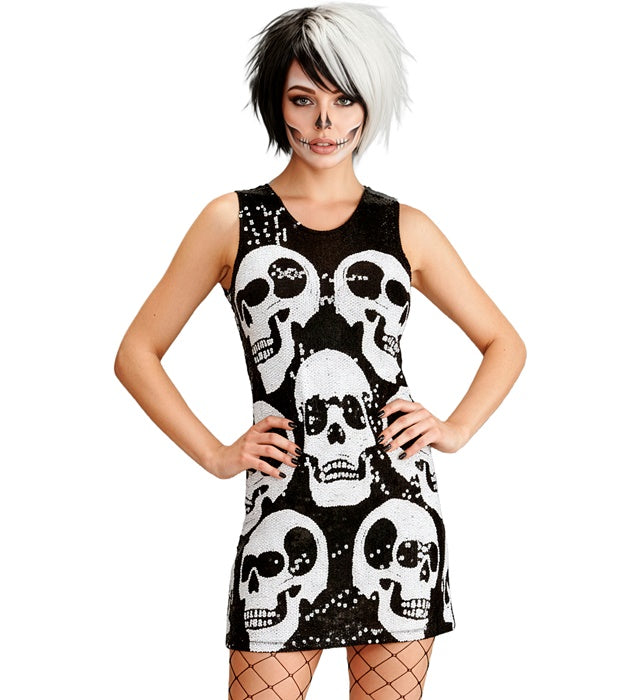 Sequin Dress Skulls