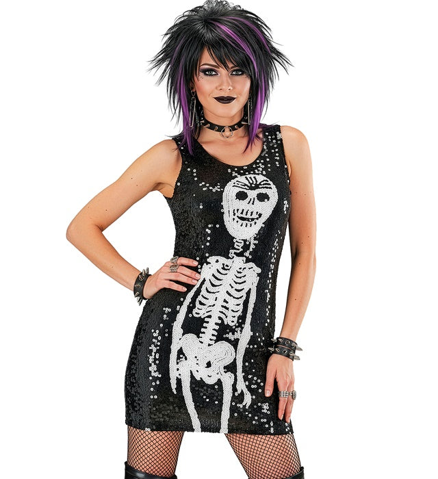 Sequin Dress Skeleton