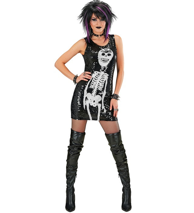 Sequin Dress Skeleton