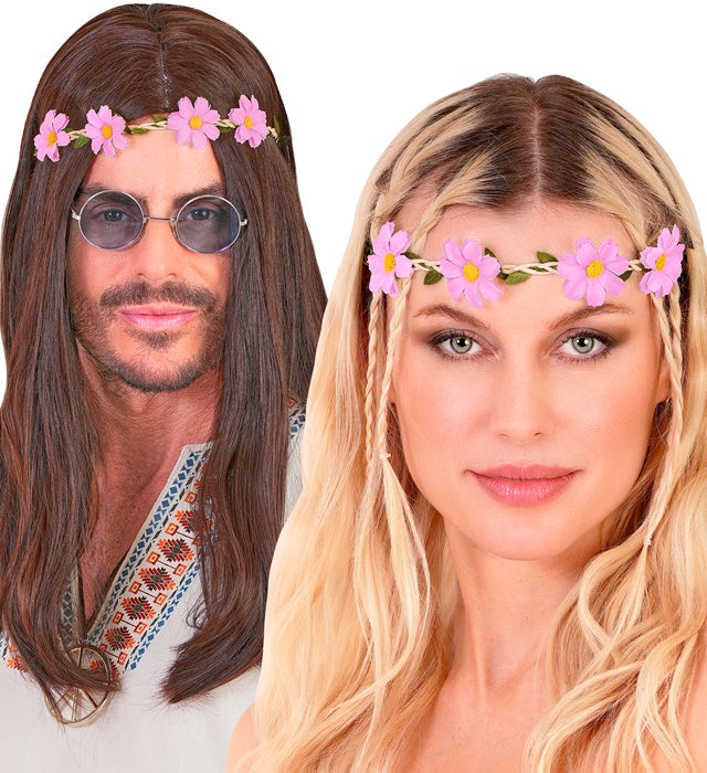 Headband Flowers Purple 