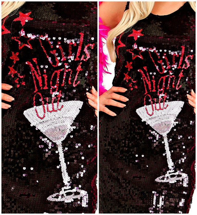 Sequin Dress Girls Night Out