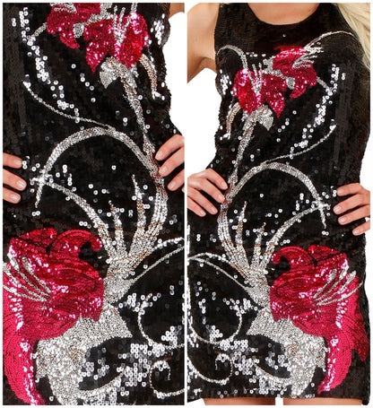 Sequin Dress Flowers