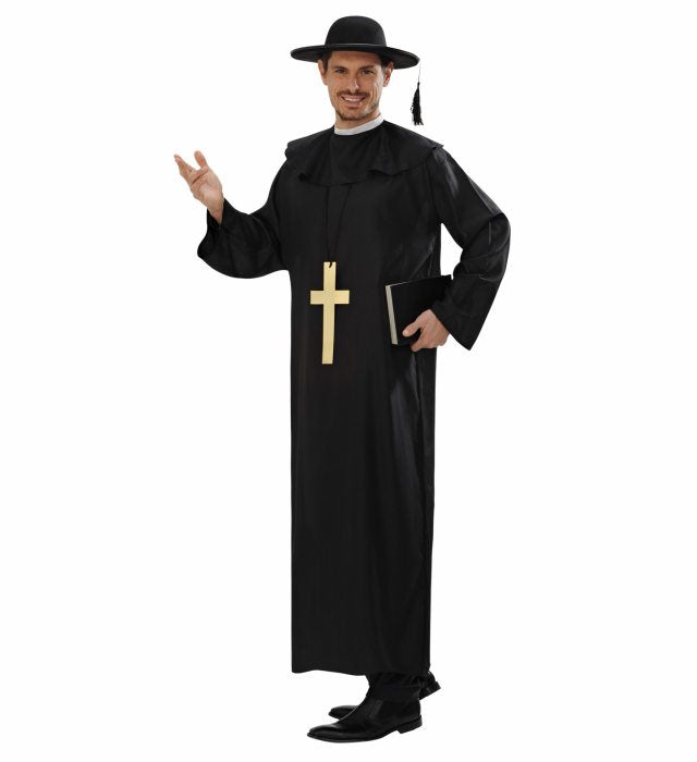 Priest  Tunic, Cross Necklace 