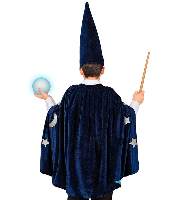Wizard  Cape, Hat  70 Cm / 4-8 Years 