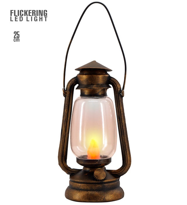 Lantern With Flickering Led Light 