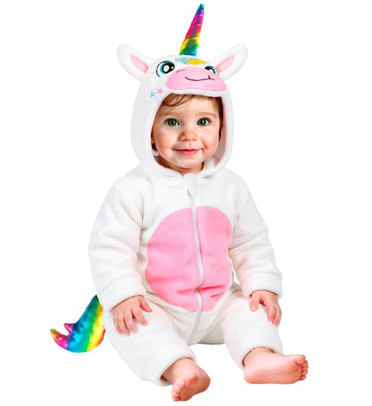 Unicorn Plush Velvet  Hooded Jumpsuit 