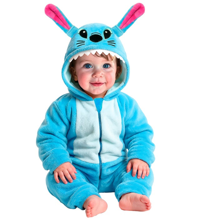 Monster Plush Velvet  Hooded Jumpsuit 