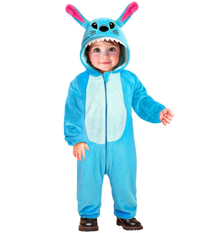 Monster Plush Velvet  Hooded Jumpsuit 