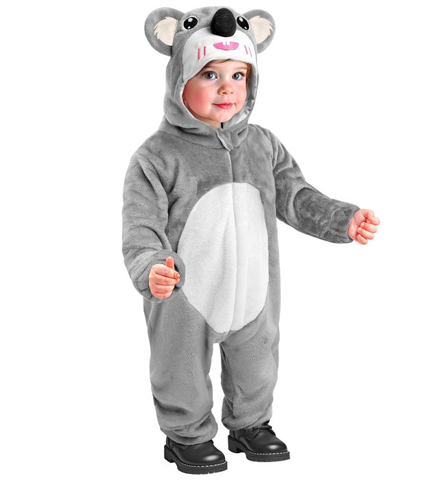 Koala Plush Velvet  Hooded Jumpsuit 