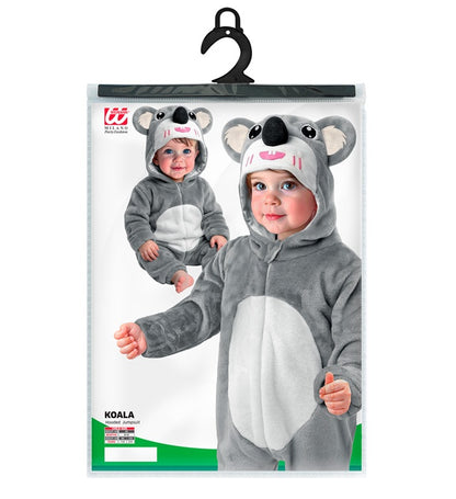 Koala Plush Velvet  Hooded Jumpsuit 