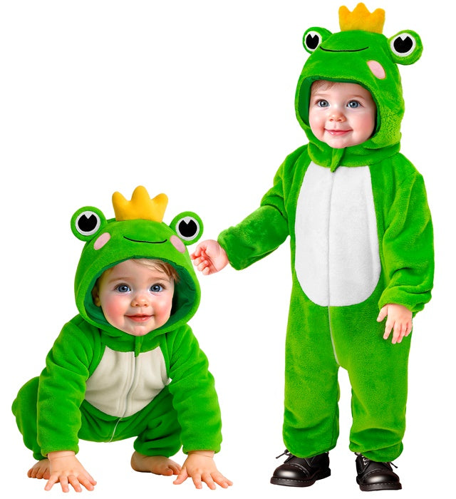 Frog Plush Velvet  Hooded Jumpsuit 