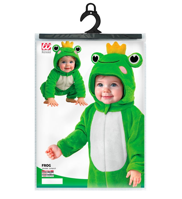 Frog Plush Velvet  Hooded Jumpsuit 
