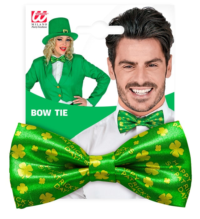 Adjustable Satin St. Patrick'S Day Bow Tie
