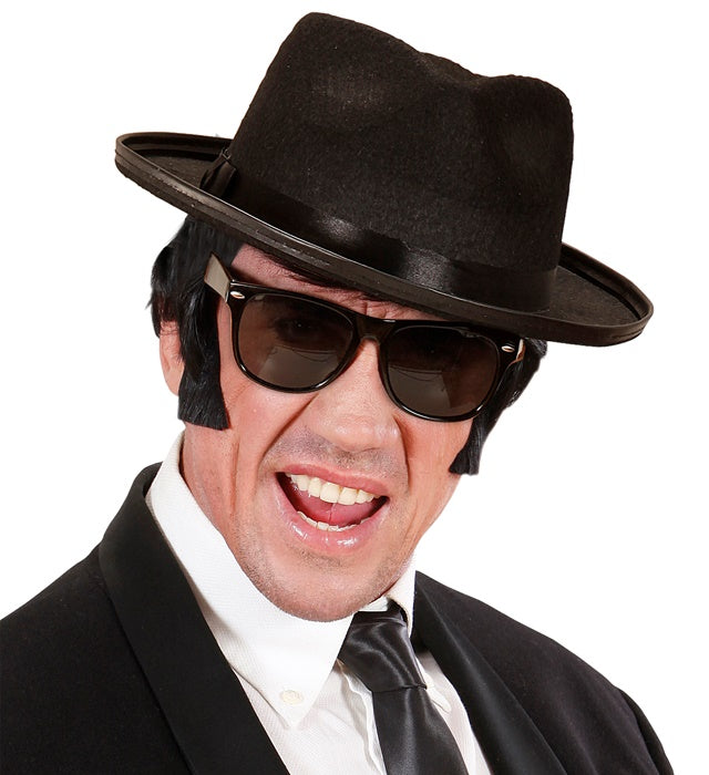 Blues Man  Hat, Glasses 