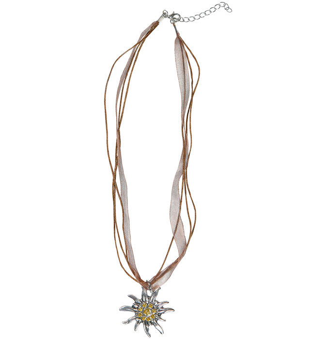 Strass Edelweiss Necklace