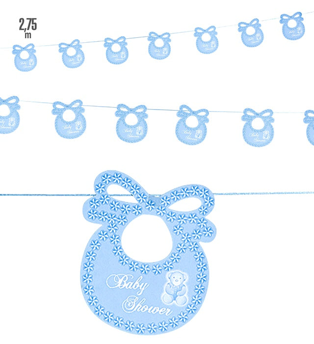 Azure Baby Bib Garland 2,75 M