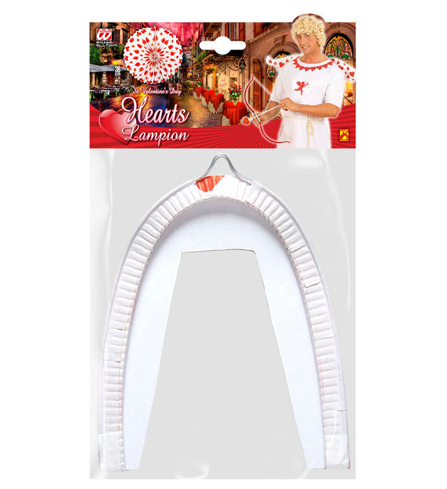 Red Hearts Lampion Ø 36 Cm - Flame Retardant