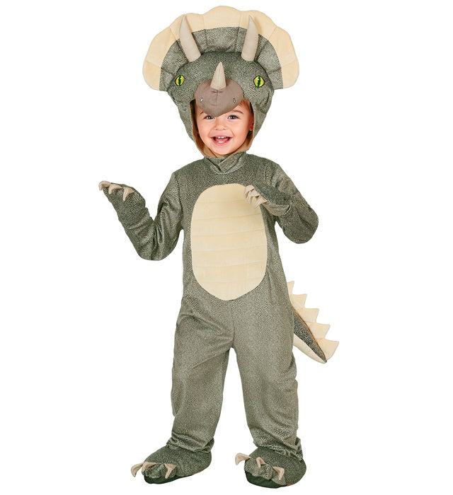 Triceratops  Jumpsuit, Hooded Mask 