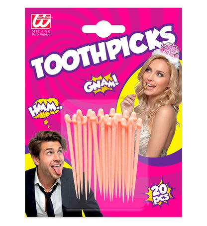 Set Of 20 Willy Toothpicks