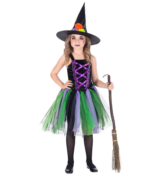 Witch  Tutu Dress, Hat 