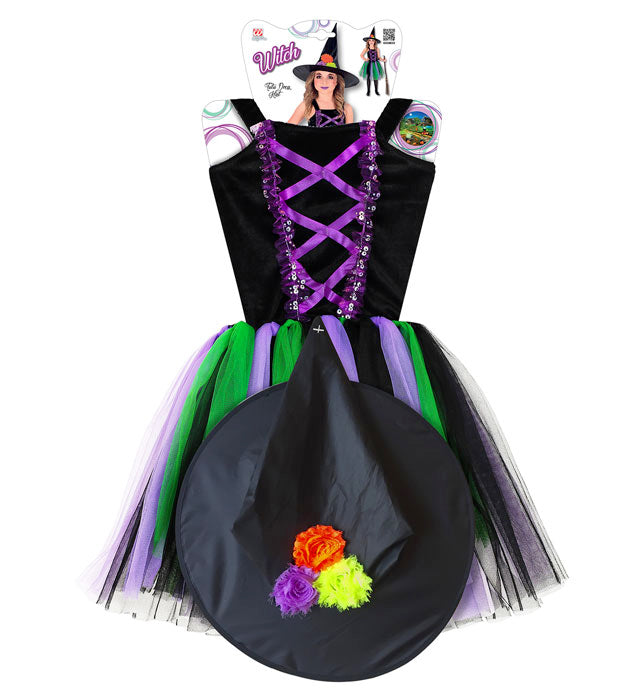 Witch  Tutu Dress, Hat 