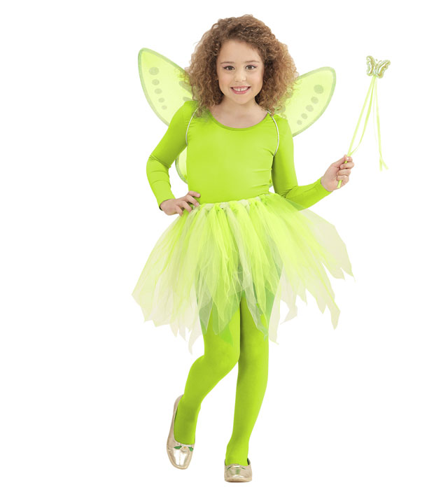 Green Magic Fairy  Tutu, Wings, Magic Wand 